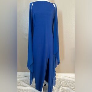 Elegant Blue Women's Dress